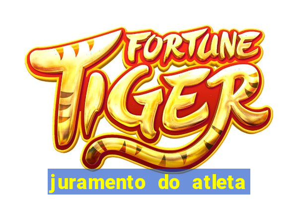 juramento do atleta jogos internos